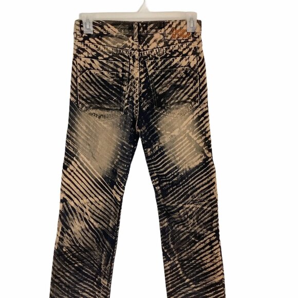 Denim & Rivets Straight Leg Moto Jeans Size 16 Young Mens - Picture 4 of 9